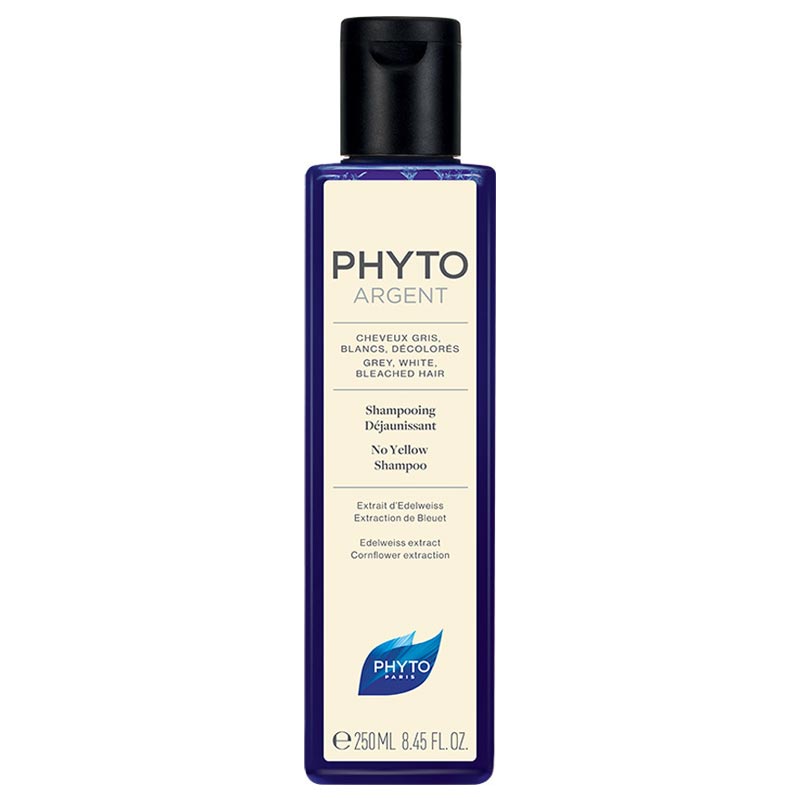 Phyto Argent No Yellow Shampoo Σαμπουάν Μείωσης Κίτρινων Τόνων 250ml