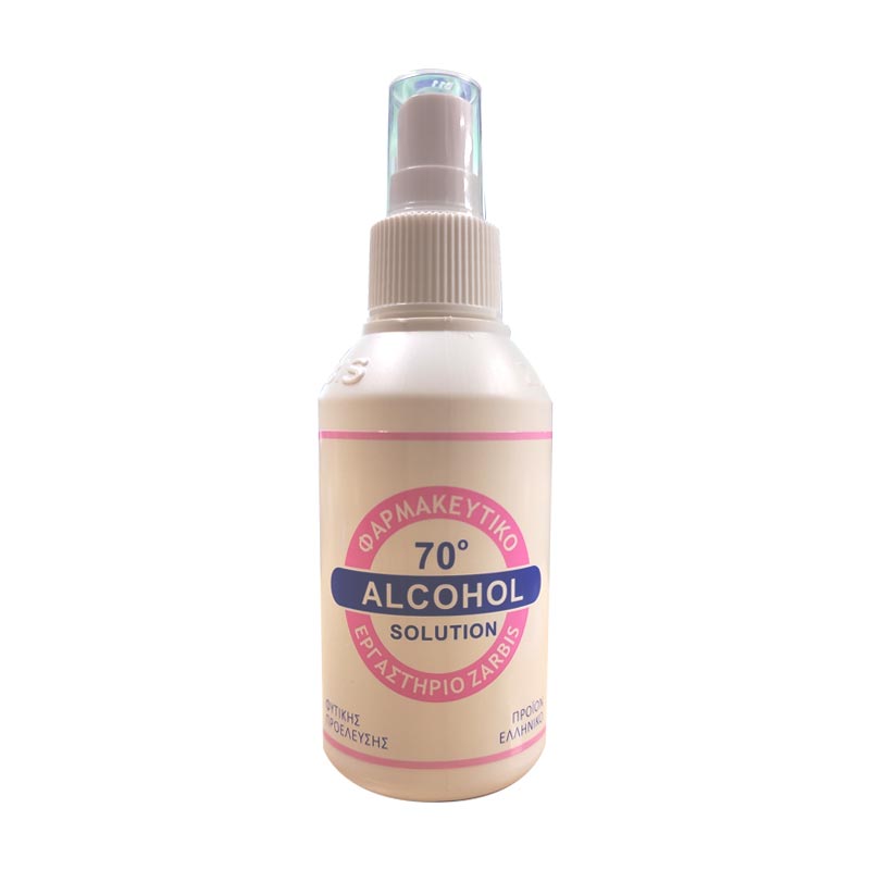 Zarbis Alcohol Solution 70%, Ήπιο Αντισηπτικό, 250ml