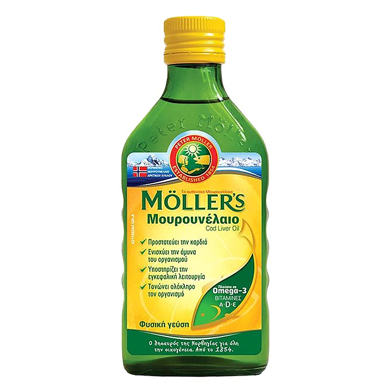 Mollers Μουρουνέλαιο Φυσική Γεύση 250ml