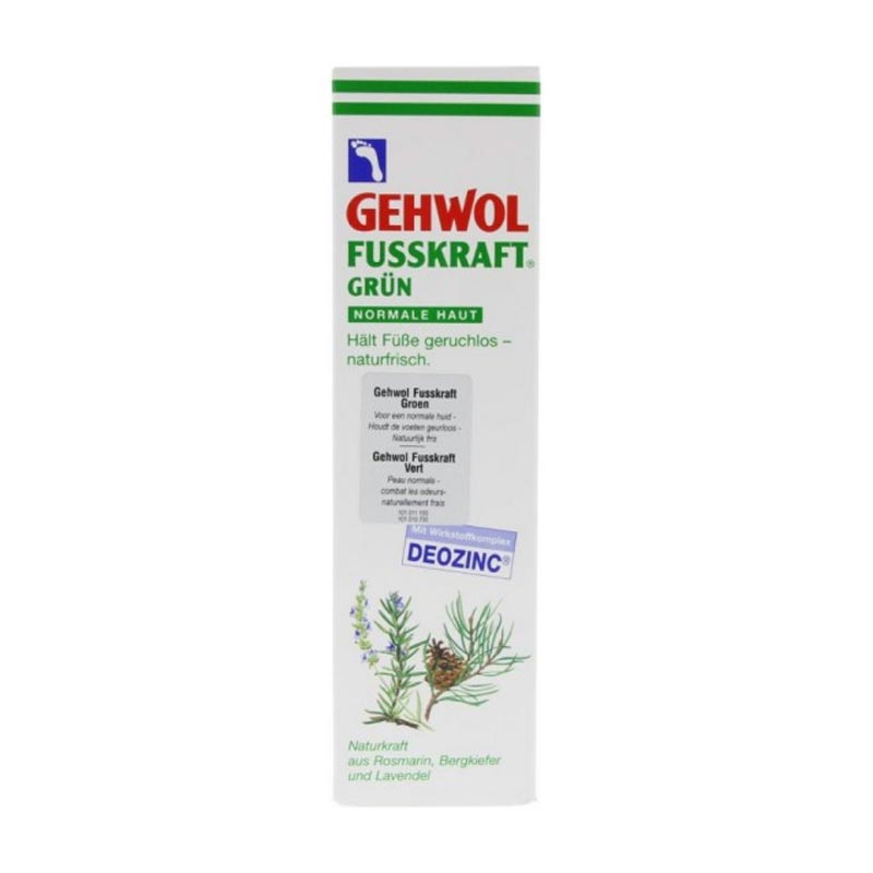 Gehwol Fusskraft Green Αντιιδρωτική και Αναζωογονητική Κρέμα Ποδιών 125ml