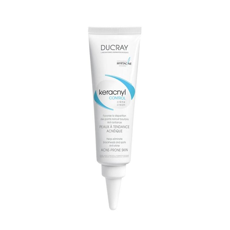Ducray Keracnyl Control Crème, Κρέμα για Λιπαρό Δέρμα με Ατέλειες ( με ρύγχος) 30ml