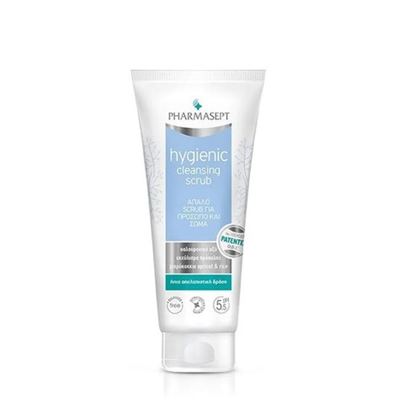 Pharmasept Hygienic Cleansing Scrub Απαλό Scrub Καθαρισμού για Πρόσωπο & Σώμα με Ήπια Απολεπιστική Δράση, 200ml