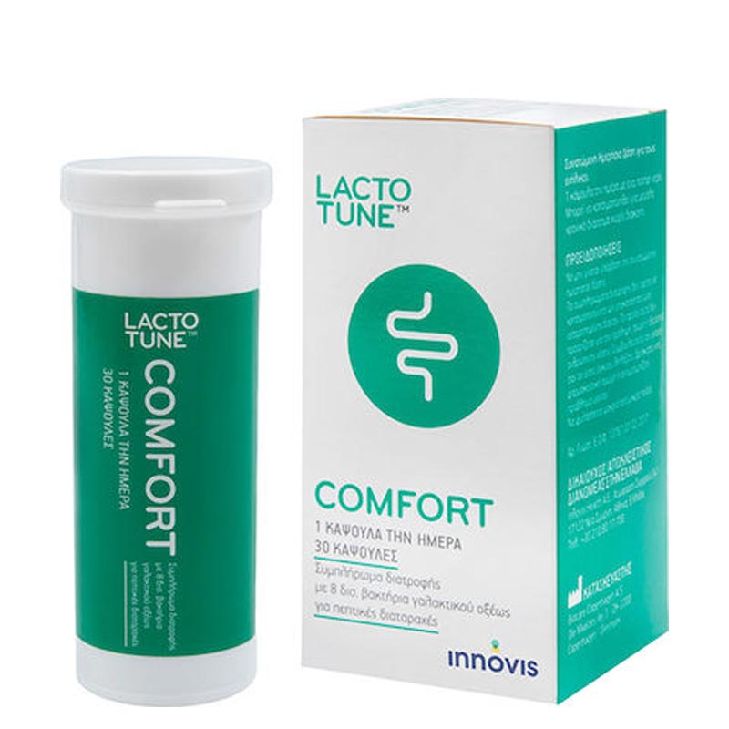 Innovis Lactotune Comfort Συμπλήρωμα Διατροφής για Πεπτικές Διαταραχές 30 κάψουλες