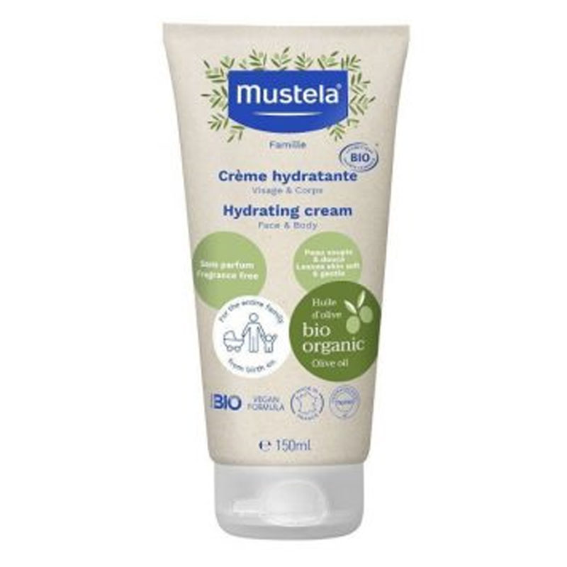 Mustela Organic Hydrating Cream Face & Body Cream 150ml