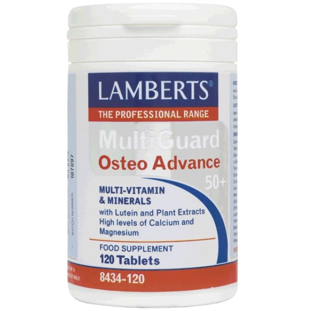 Lamberts Multiguard Osteo Advance 50+ Multi Vitamins & Minerals ,120 Tablets