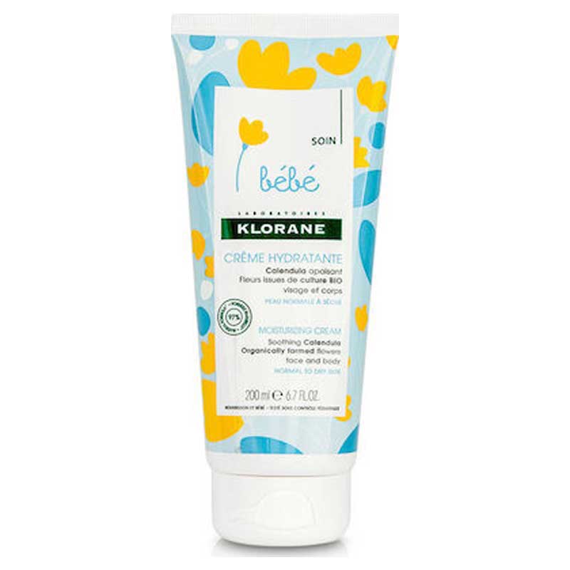 Klorane Bebe Creme Hydratante Ενυδατική Κρέμα Για Πρόσωπο & Σώμα 200ml