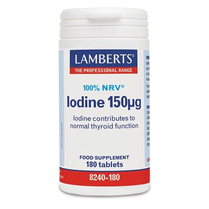 Lamberts Iodine 150mg 100% NRV 180Tabs