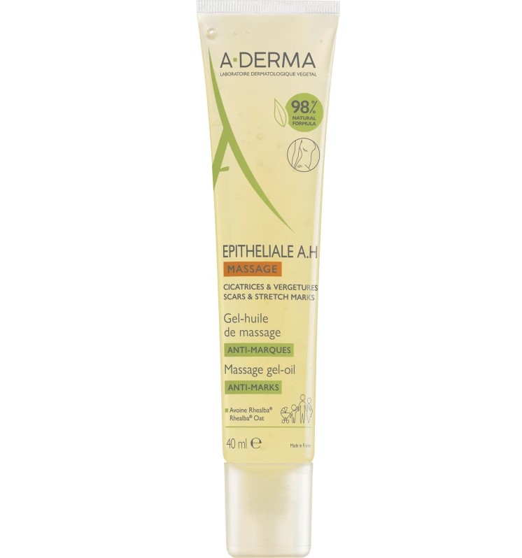 A Derma Epitheliale AH Massage Gel Έλαιο για Μασάζ Κατά των Δερματικών Σημαδιών 40ml