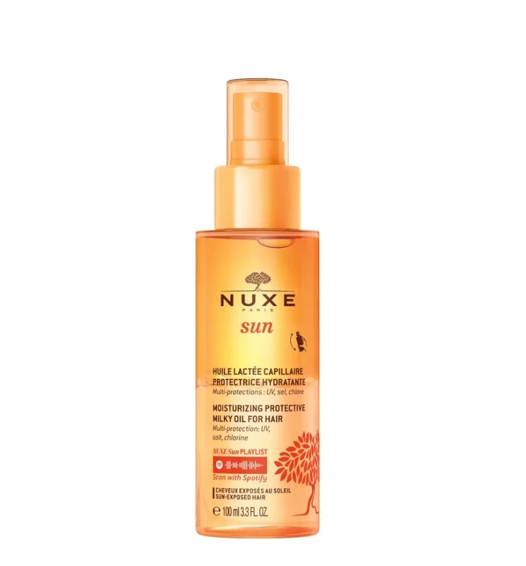 Nuxe Sun Moisturising Protective Milky Oil For Hair Προστατευτικό Διφασικό Λάδι Μαλλιών 100ml