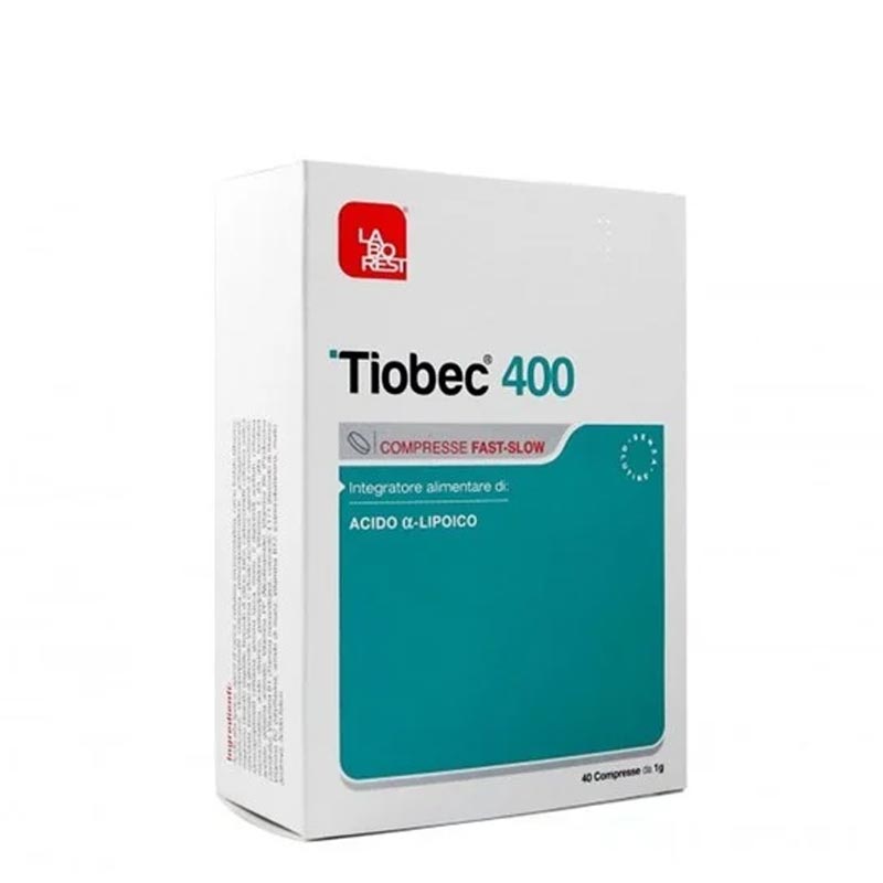 Tiobec 400 Συμπλήρωμα Διατροφής για το Οξειδωτικό Στρες & το Νευρικό Σύστημα 40tabs
