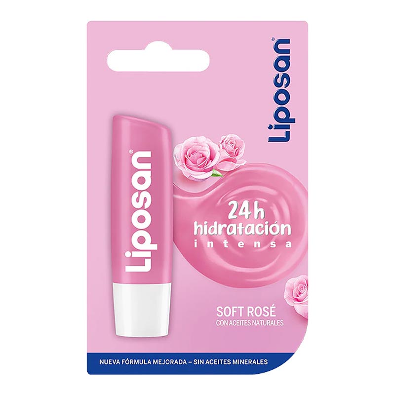 Liposan Soft Rose Περιποιητικό Lip Balm Με Άρωμα Εκχύλισμα Τριαντάφυλλου 4.8 g