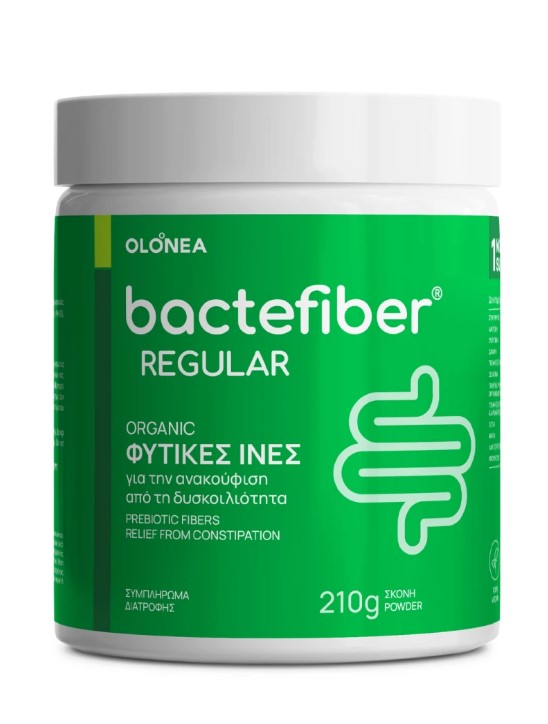 Olonea Bactefiber Regular Powder Φυτικές Ίνες για την Δυσκοιλιότητα σε Μορφή Σκόνης 210gr