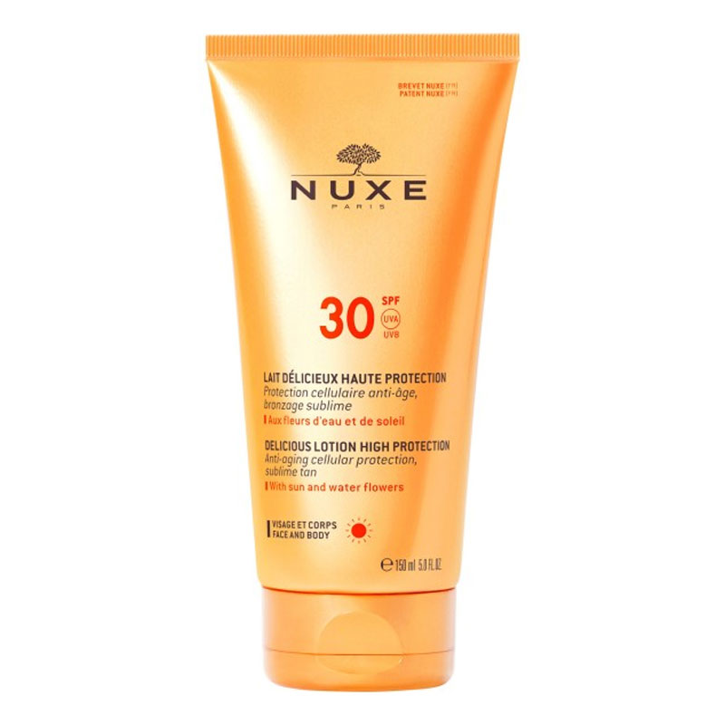 Nuxe Sun Delicious Lotion Face & Body SPF30 Αντηλιακό Γαλάκτωμα Προσώπου - Σώματος 150ml