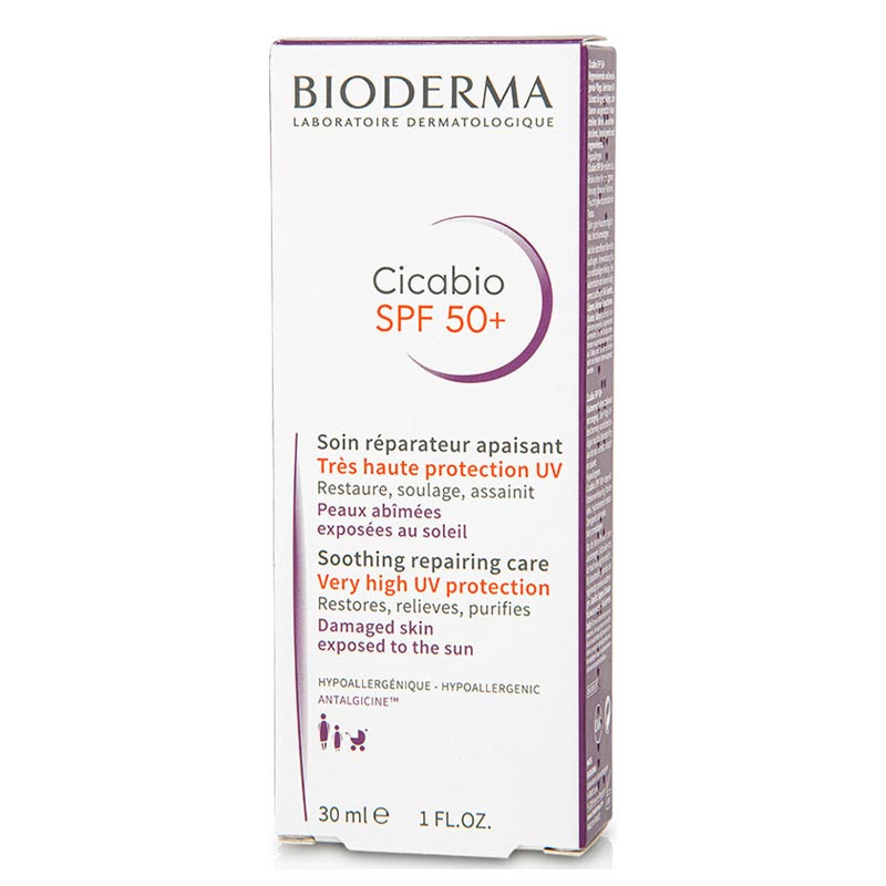 Bioderma Cicabio Creme Spf 50+ - Αντηλιακή για μετά από επεμβάσεις ή θεραπείες, 30ml