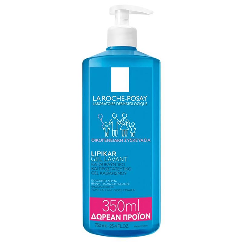 La Roche Posay Lipikar Gel Lavant 750ml (350ml ΔΩΡΕΑΝ ΠΡΟΪΟΝ)